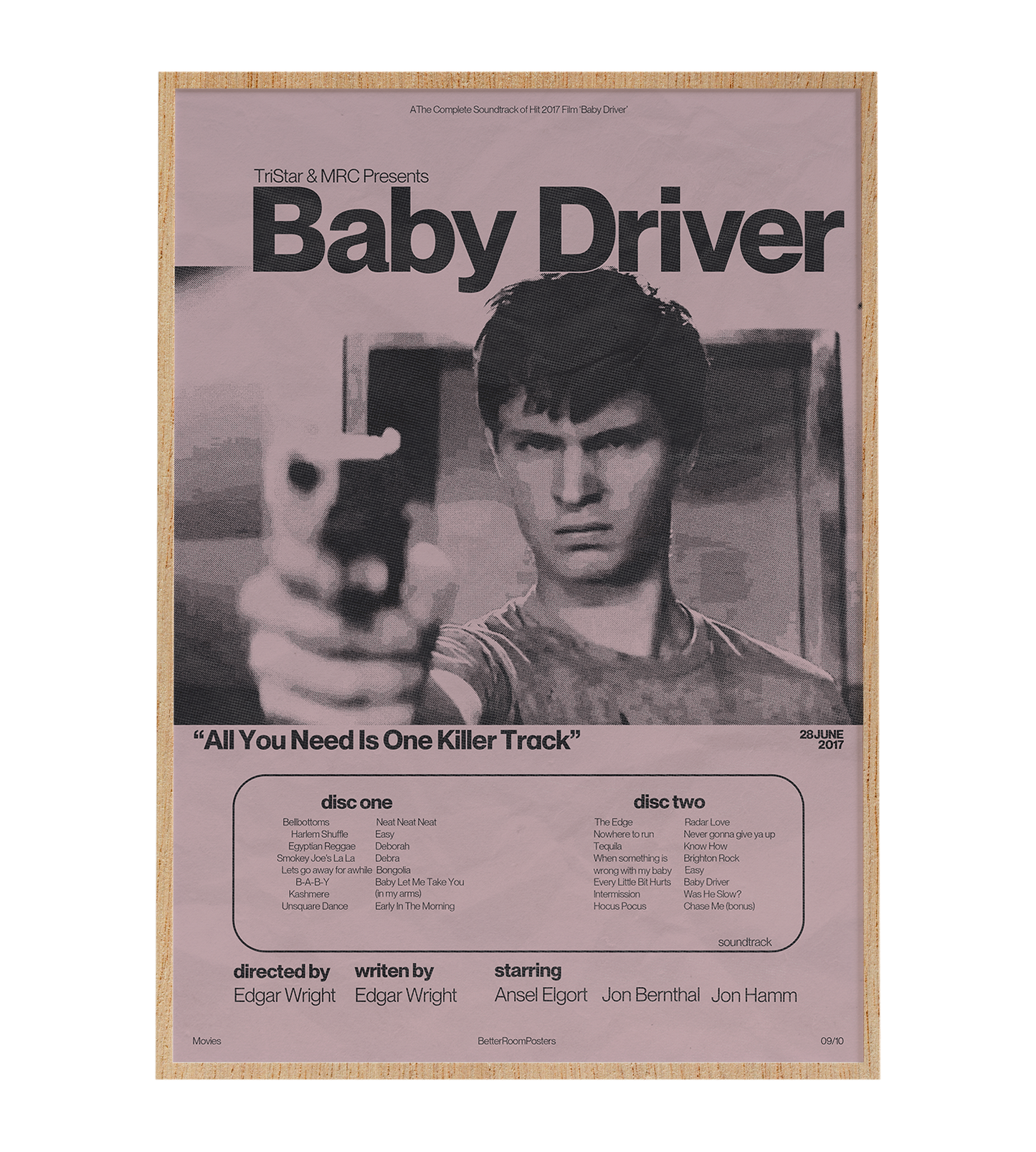 Baby Driver Soundtrack Movie Poster