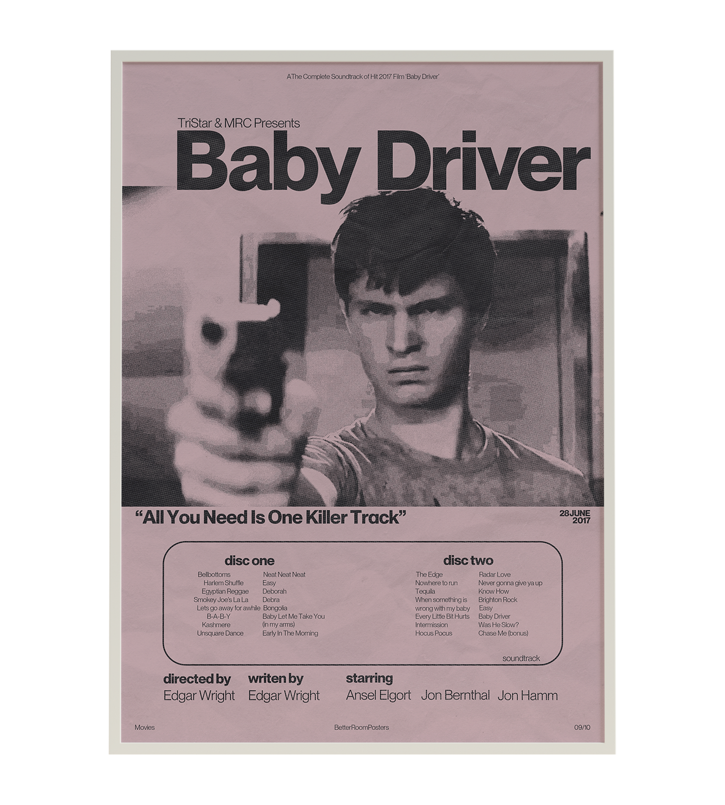 Baby Driver Soundtrack Movie Poster