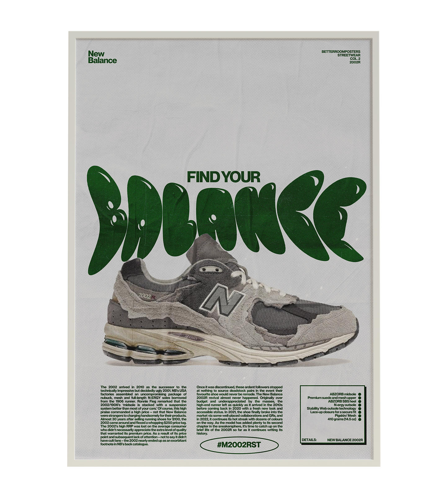 FIND YOUR BALANCE - New Balance Poster