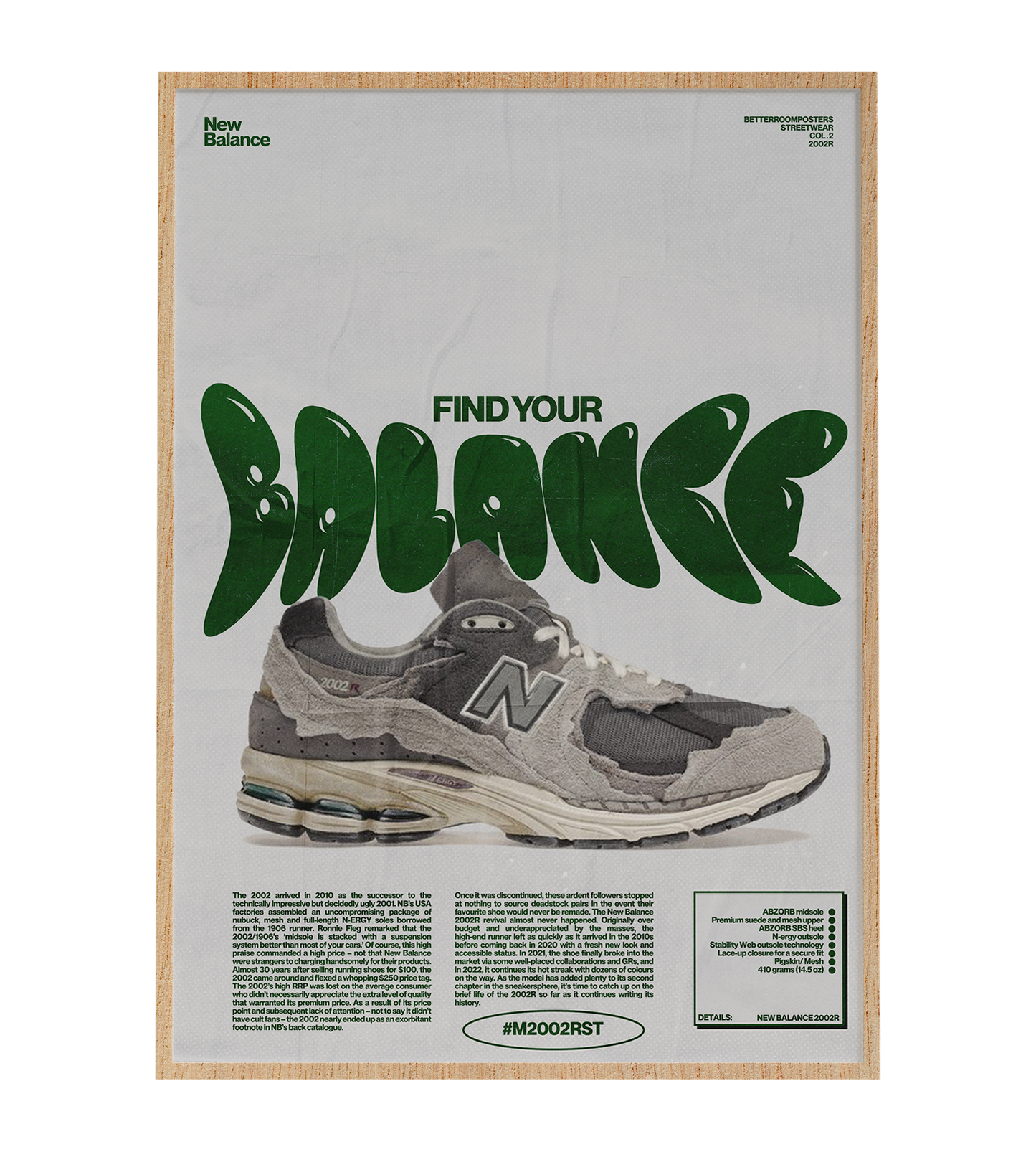 FIND YOUR BALANCE - New Balance Poster