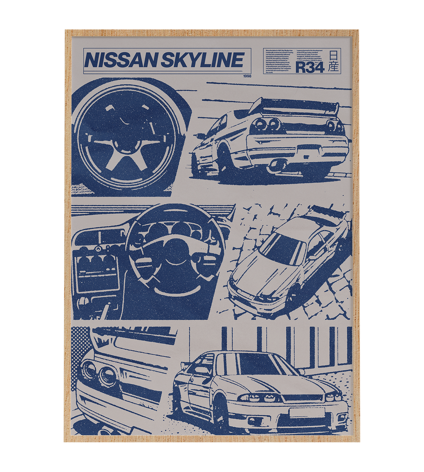Nissan Skyline Poster