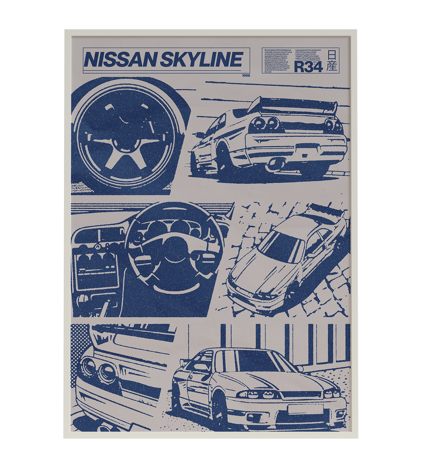 Nissan Skyline Poster