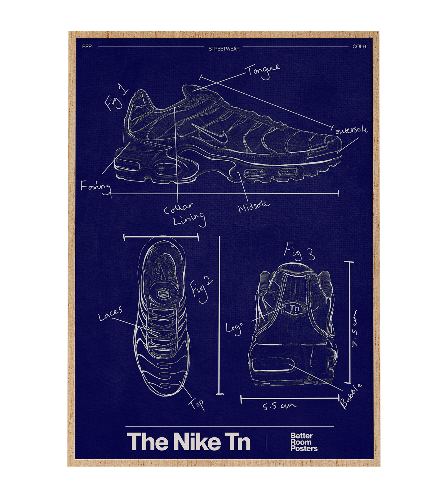 Nike Tn Blueprint Poster
