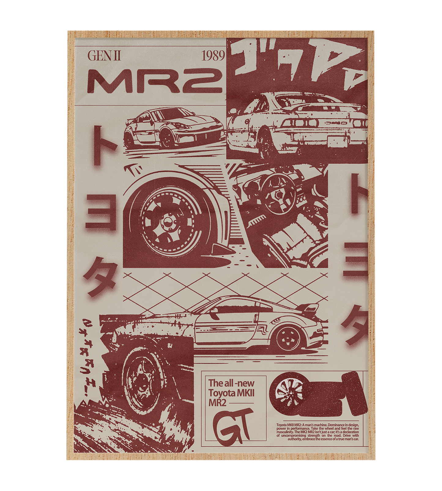 Toyota MR2 MKII Poster