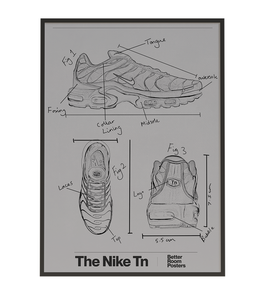 Nike Tn Blueprint Poster