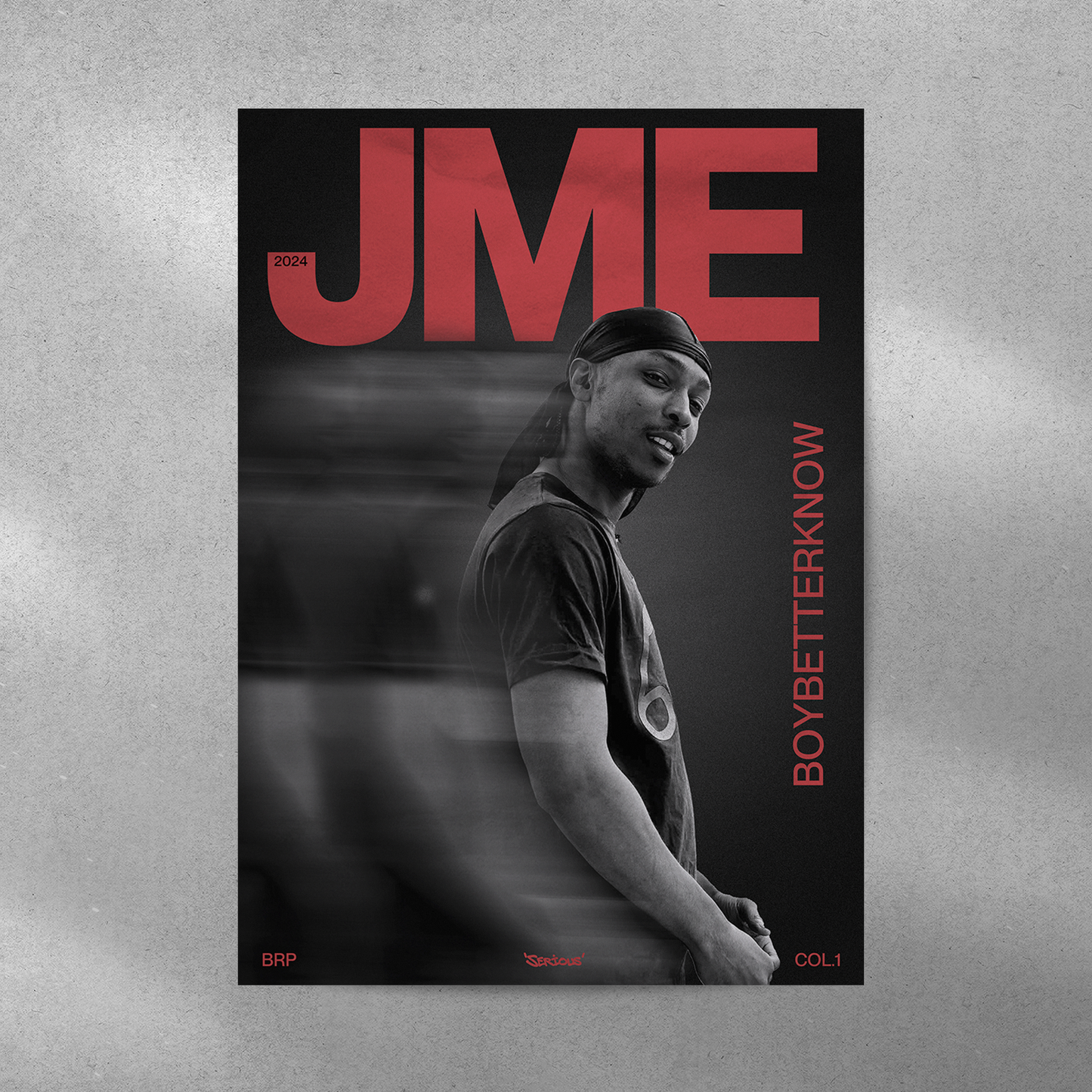 JME BLUR POSTER