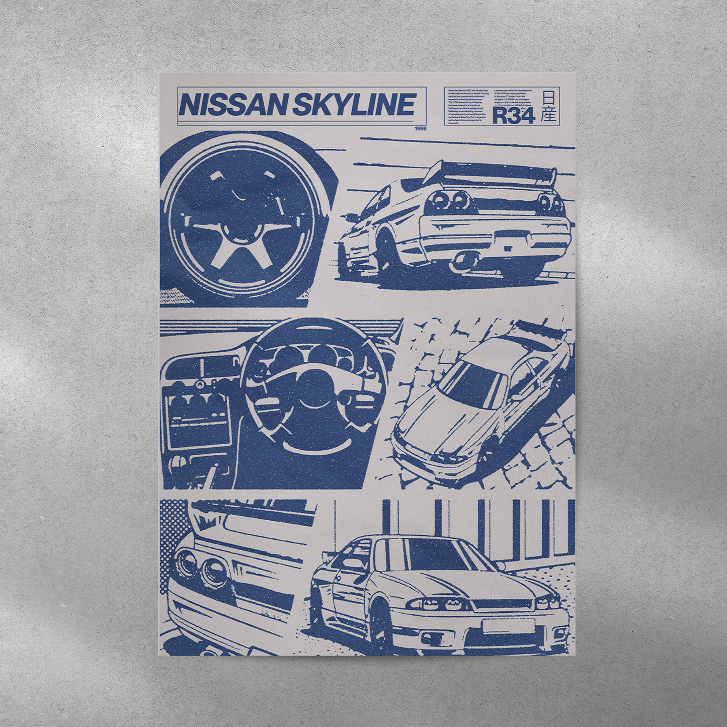 Nissan Skyline Poster