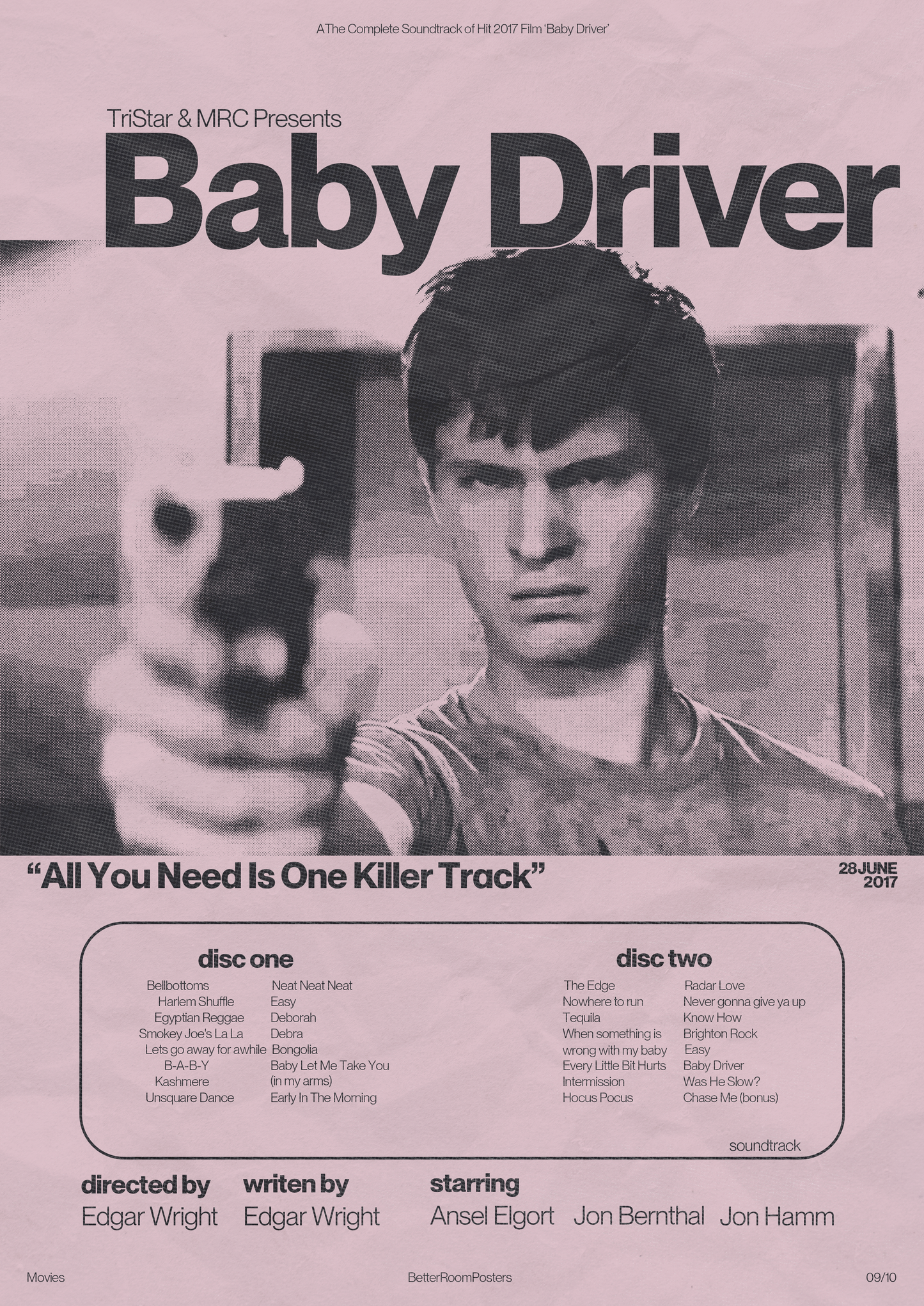 Baby Driver Soundtrack Movie Poster