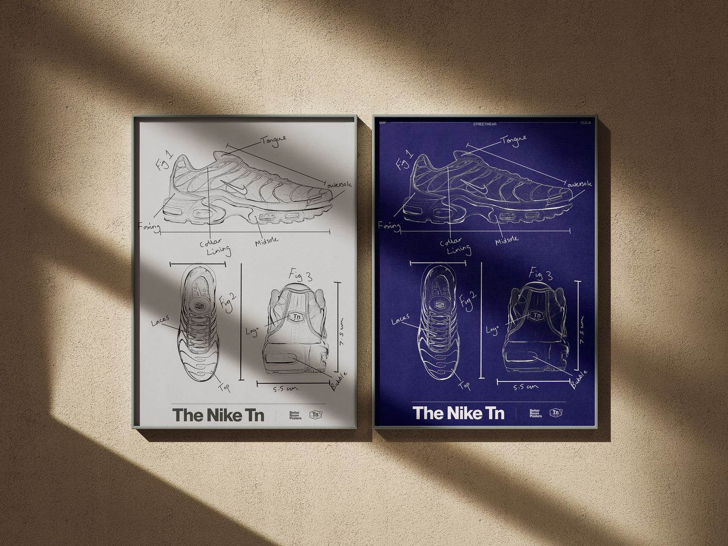 Nike Tn Blueprint Poster