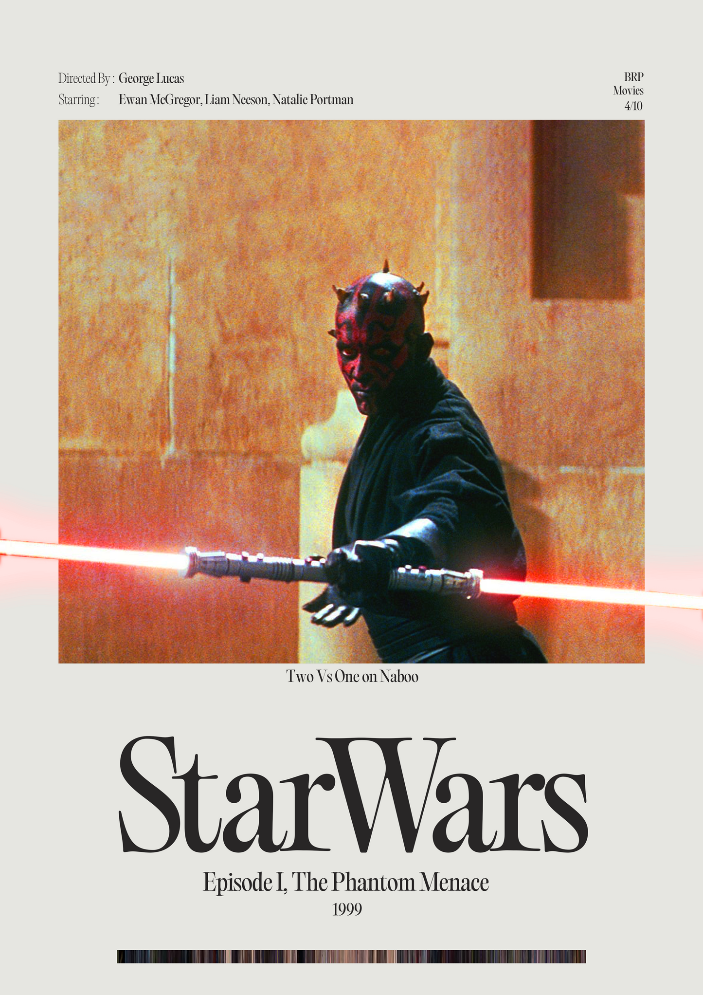 Star Wars: The Phantom Menace Movie Poster